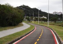 Concluída a revitalização da ciclovia da orla na Via Expressa Sul
